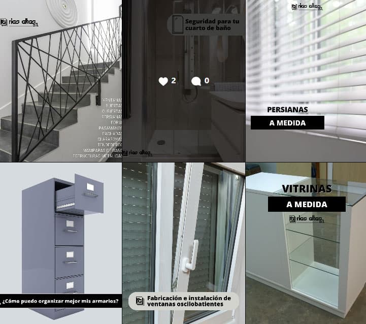 Mucho más de Aluminios Rías Altas en redes sociales